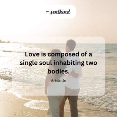 Finding your soulmate means discovering your other half.