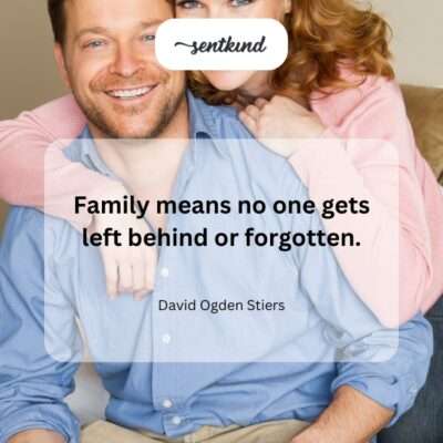 Family: no one left behind.