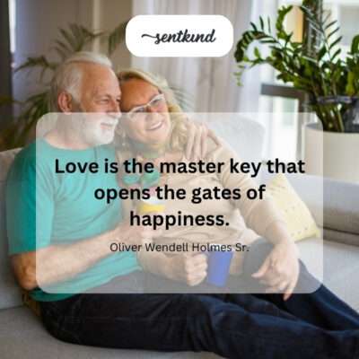Love unlocks joy.