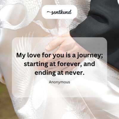 An infinite journey of love.