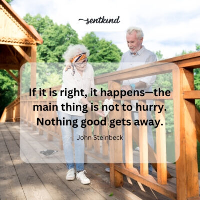 The right things unfold naturally.
