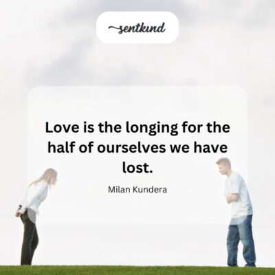 Love seeks our missing part.