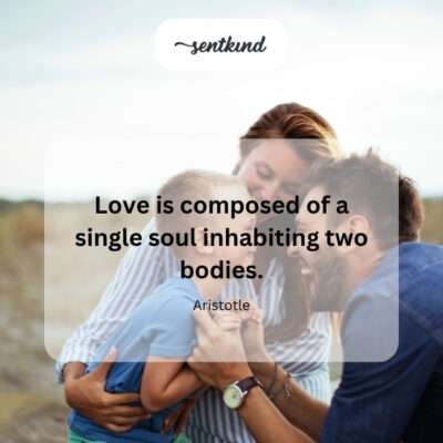 Love: one spirit dwelling in two forms.
