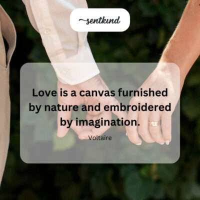 Nature provides love's base; imagination its art.