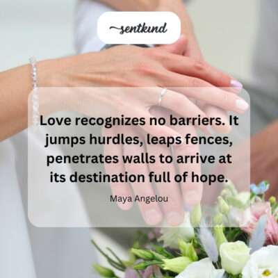 Love's unstoppable, hopeful journey.