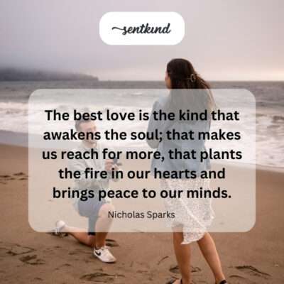 Love that inspires and brings inner peace.