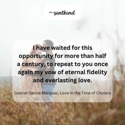 A lifelong promise of enduring love.