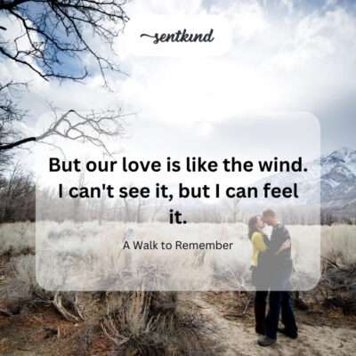 Intangible yet deeply felt love.
