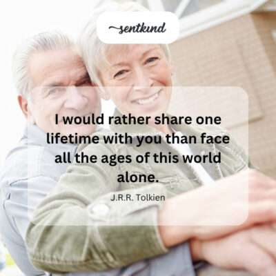 One shared life over endless solitude.
