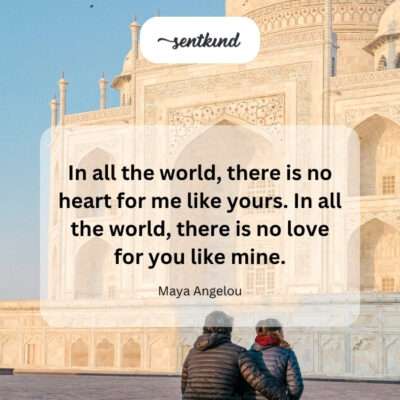 My heart finds its home in yours.