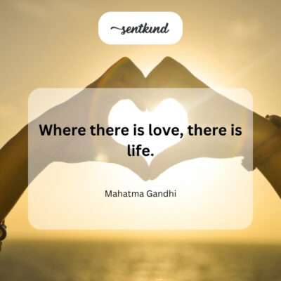 Love fuels existence.
