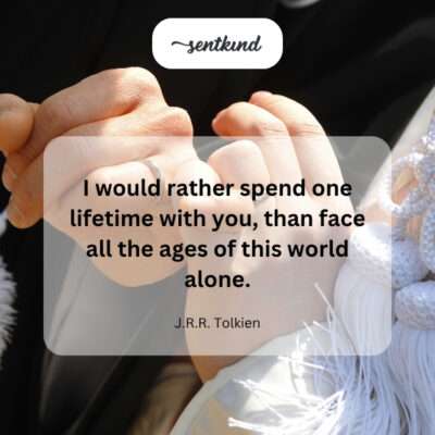 One life with you over eternity alone.