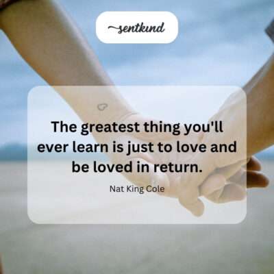 Love's reciprocal nature defines life's greatest lesson.