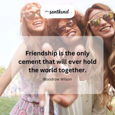 Friendship unites.
