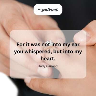 Love that speaks directly to the soul.