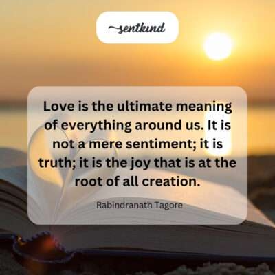 Love: the profound meaning of all.