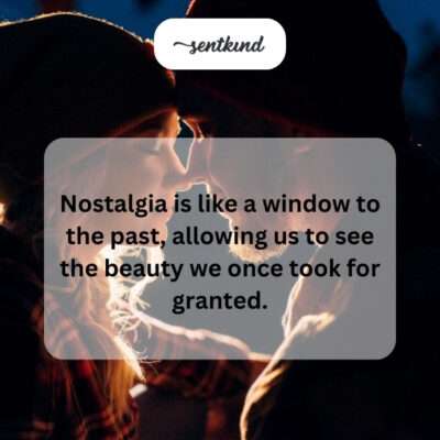 Memory as a lens highlighting overlooked beauty.