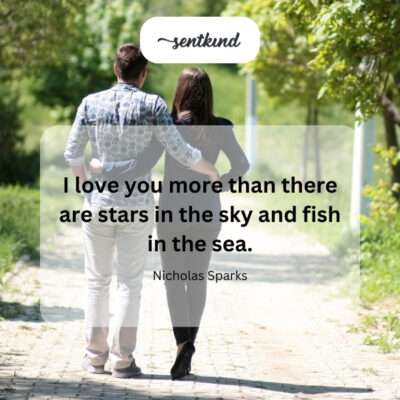 My love for you is as boundless as the universe.
