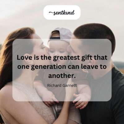 Love: a legacy passed down.