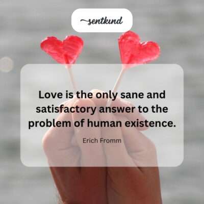 Love: humanity's rational solution.