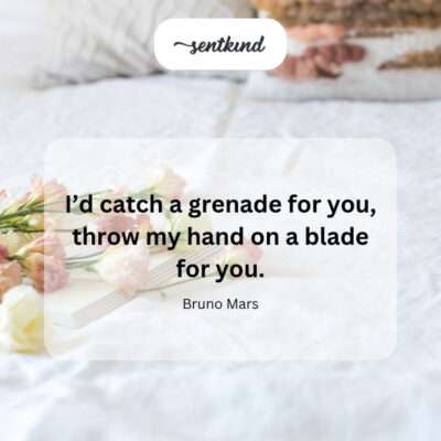 Extreme sacrifice as a testament to love.