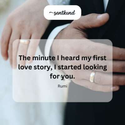 A lifelong search culminating in love.