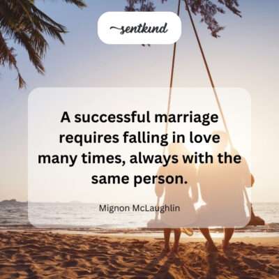 A lasting marriage means rediscovering love for your partner repeatedly.