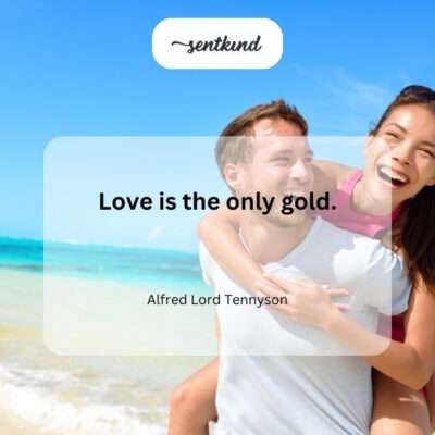 Unlike fleeting fortunes, love's value is eternal.