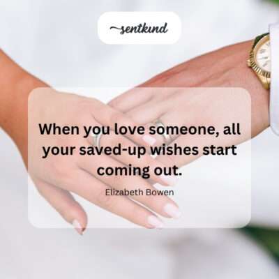 Love releases hidden desires.