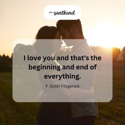 For Fitzgerald, love was the alpha and omega.