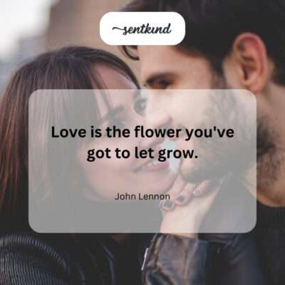 Nurture love patiently, like a flower needing time to bloom.