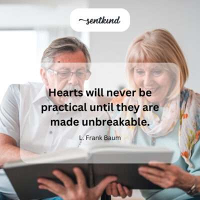 The vulnerability of hearts in love.