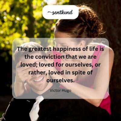 True joy: knowing we are loved unconditionally.