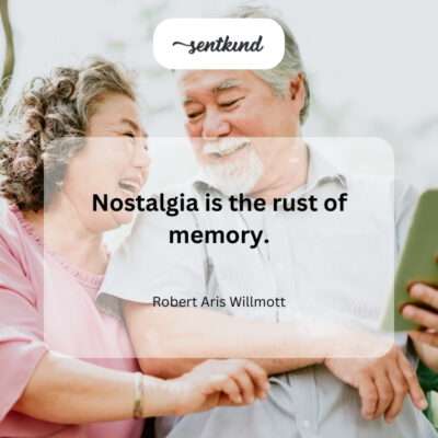 Nostalgia as a form of memory's decay.
