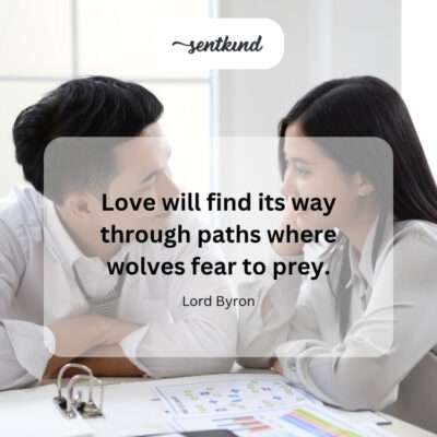 Love conquers even the most dangerous paths.