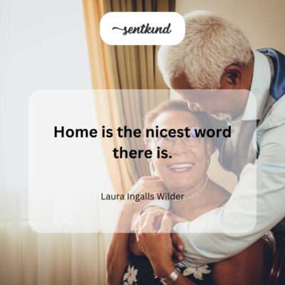 The simple comfort evoked by the word "home."