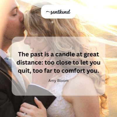 The past's ambiguous influence: neither solace nor reason to give up.