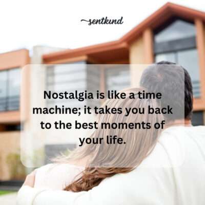 Memory as a vehicle to relive happy times.