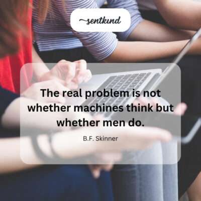 The real question is human thought, not machine thought.