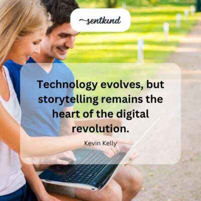 While technology changes, storytelling remains central to the digital revolution.