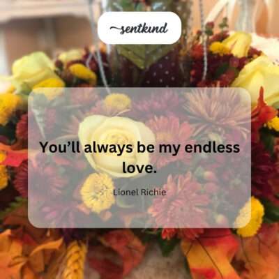 Love that knows no end.