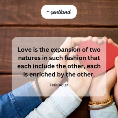 Love grows as two become intertwined.