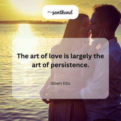 Love's mastery comes through perseverance.