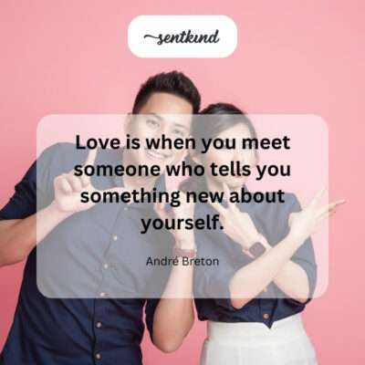Love reveals hidden facets of ourselves through another's eyes.