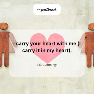 Your heart resides within mine.