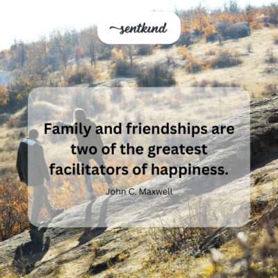 Loved ones as key to happiness.