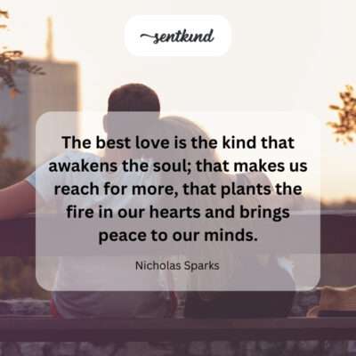 True love motivates growth and inner peace.