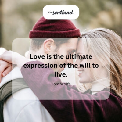 Love: life's ultimate drive.