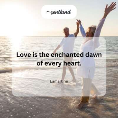 Love paints every heart with the rosy hues of a new dawn.