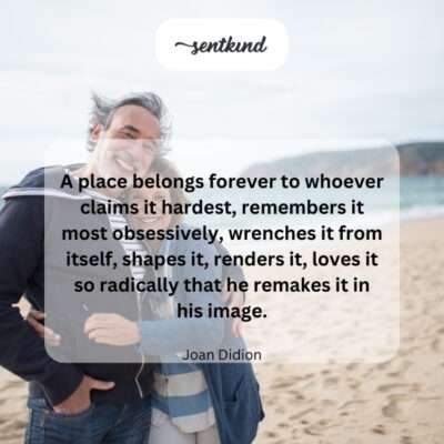 Ownership of a place through intense connection and memory.